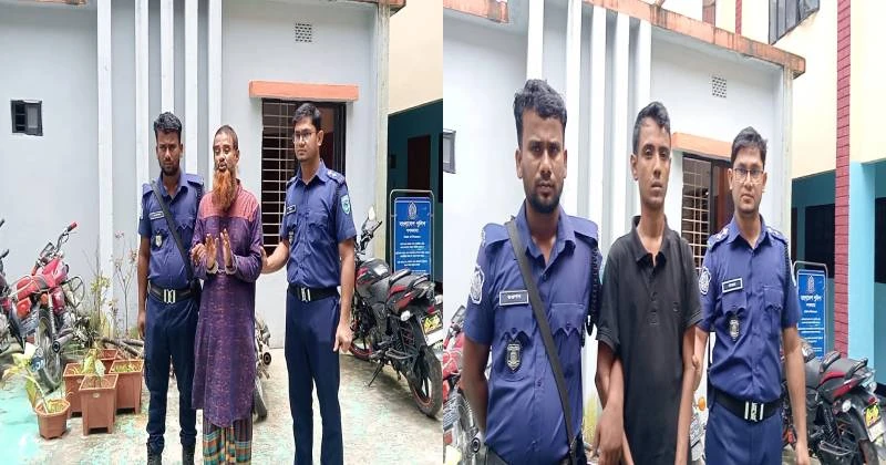 গাইবান্ধায় চাঞ্চল্যকর রুমন হত্যা মামলার প্রধান দুই আসামি গাজীপুর থেকে গ্রেফতার