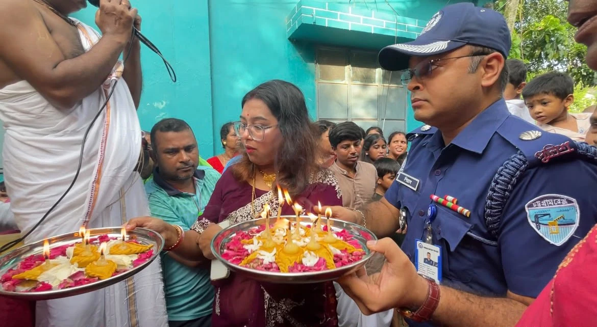 নবীনগরে উৎসবমুখর পরিবেশে জগন্নাথদেবের রথযাত্রা মহোৎসব শুরু