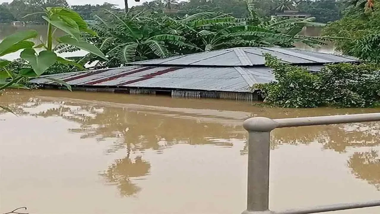 ভারী বৃষ্টিতে বাড়ছে নদীর পানি, ৫ জেলায় আকস্মিক বন্যার শঙ্কা