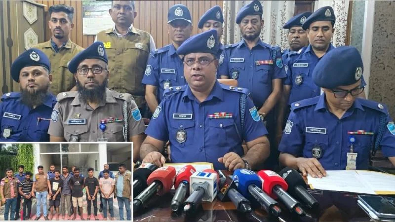 মাধবদীতে ডাকাতির সময় গৃহকর্তা হ'ত্যা : ৭ ডাকাত গ্রেপ্তার