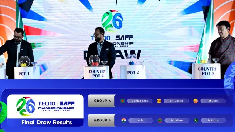সাফ চ্যাম্পিয়নশিপ বাংলাদেশ ২০২৬-এর টাইটেল স্পন্সর টেকনো