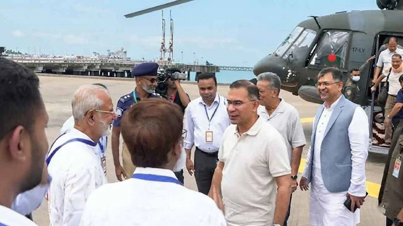 মাতারবাড়ী বিদ্যুৎকেন্দ্রে পৌঁছেছেন প্রধানমন্ত্রী