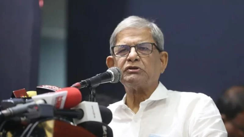 বিএনপি মহাসচিব ও স্থায়ী কমিটির পদ থেকে পদত্যাগ করেছেন মির্জা ফখরুল