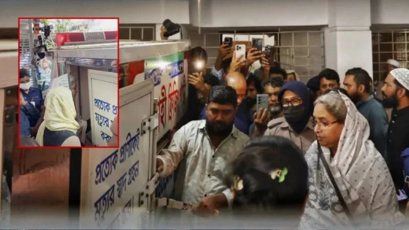 প্যারোলে মুক্তি পেয়ে স্বামীকে শেষ বিদায় জানালেন দীপু মনি