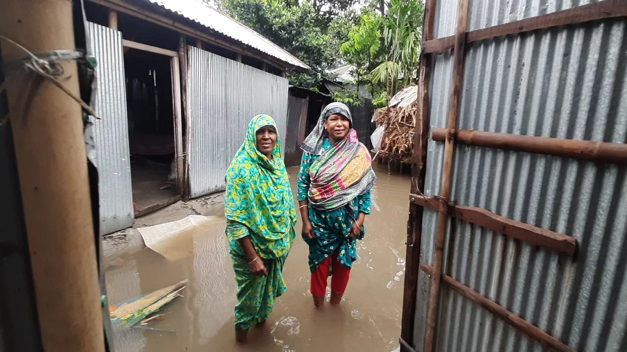 লালমনিরহাটে তিস্তার পানি বিপৎসীমার ওপরে, প্লাবিত চরাঞ্চল ও নিম্নাঞ্চল