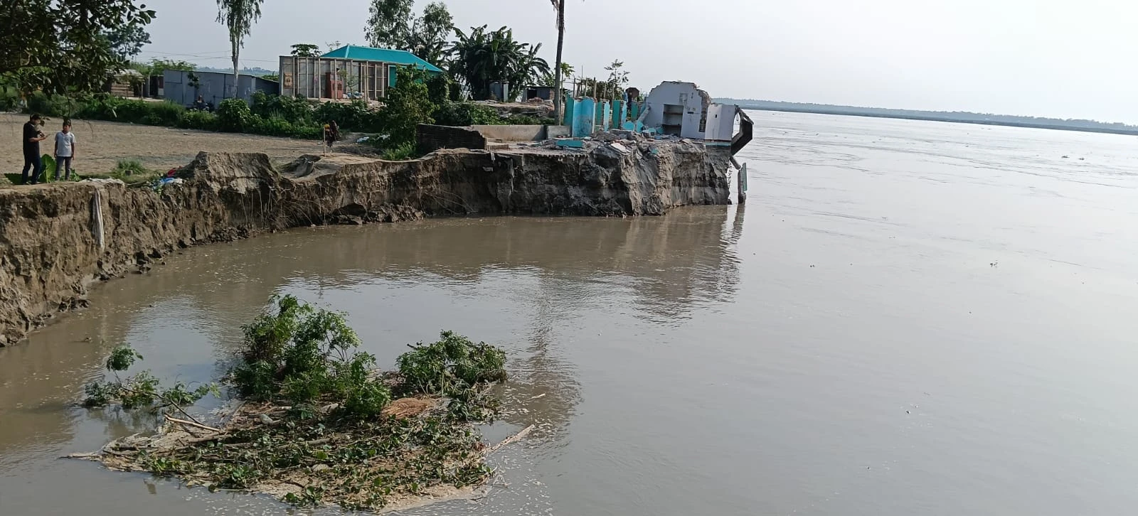 যমুনার তীব্র ভাঙনে নাগরপুরে অর্ধশতাধিক বসতবাড়ি নদীগর্ভে, বিলীন মসজিদ ও ফসলি জমি