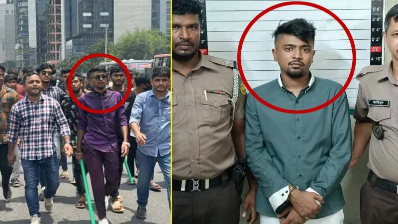 উত্তরায় ‘দে লাড়া’ কিশোরগ্যাং গ্রুপের মূলহোতা পিচ্চি সানি গ্রেপ্তার