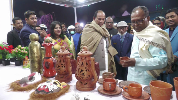 পঞ্চগড়ে মাসব্যাপী পুনাক শিল্প ও পণ্য মেলার উদ্বোধন