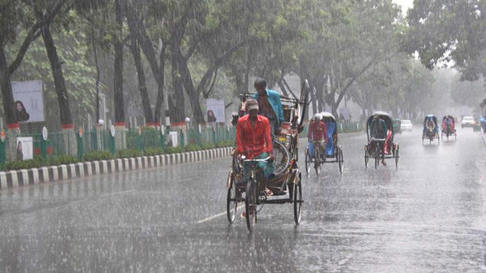 দেশের দক্ষিণাঞ্চলের মাঝারি ও ভারী বর্ষণের সম্ভাবনা